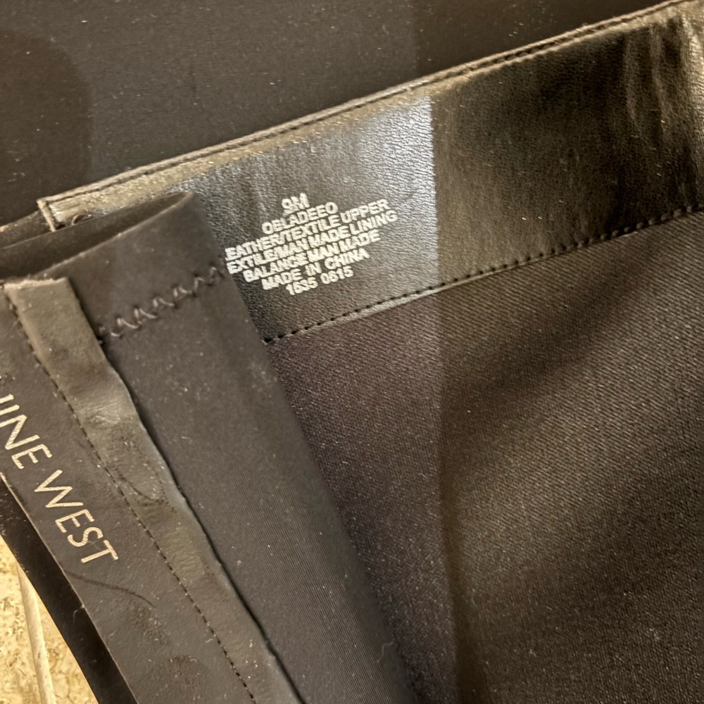 Nine West Black Wedge Boots - Picture 10 of 16